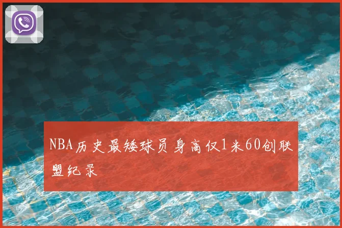 NBA历史最矮球员身高仅1米60创联盟纪录